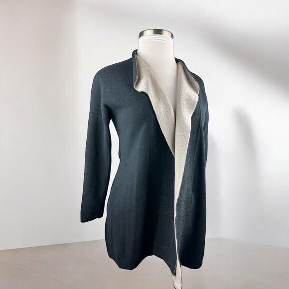 MM Lafleur Sweaters - MM LaFleur O'Keeffe Sweater Cardigan Wool Silk Cashmere Duster XL *MISSING BELT*